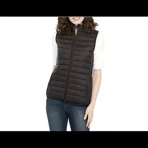 ZELOS Black Packable Women’s Puffer Sleeveless Vest XXL